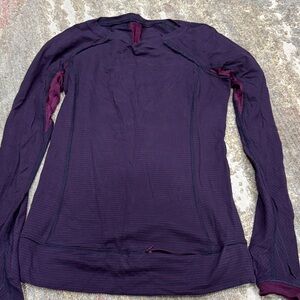 lululemon athletica Purple Long Sleeve Top